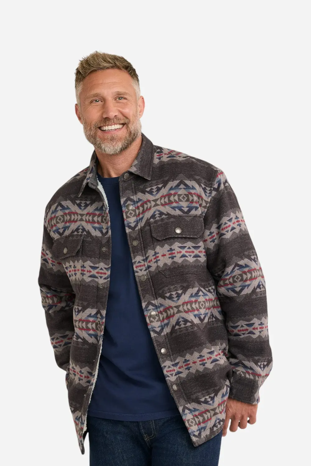 Pendleton Solstice Canyon Doublesoft Sherpa-Lined Shirt Jacket 1