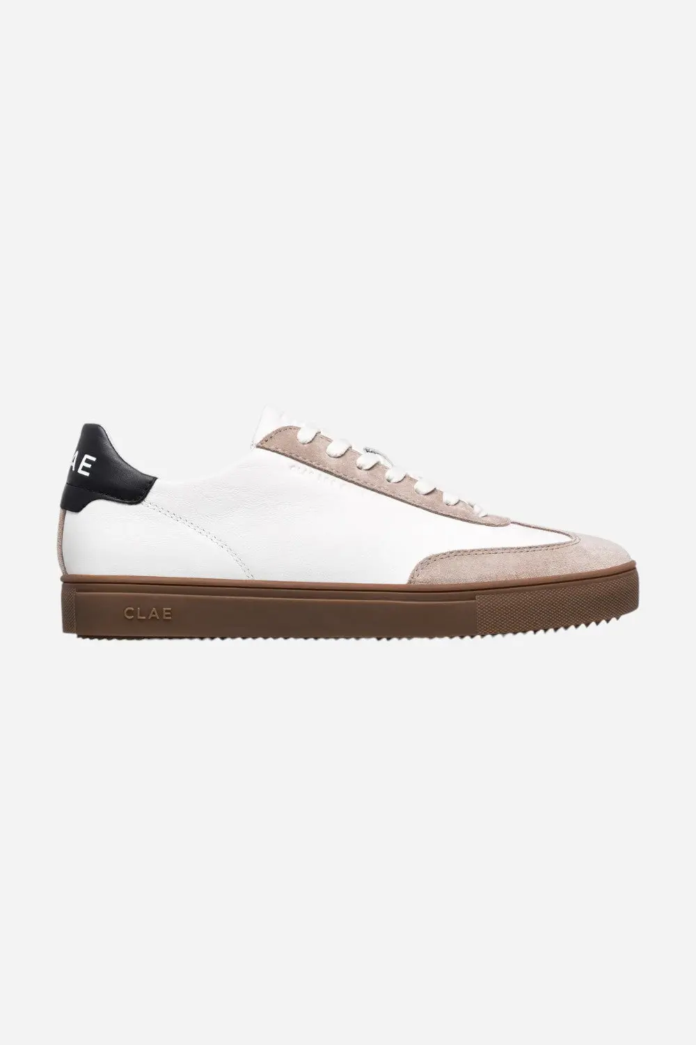 Clae Men's Deane White Feather Grey Dark Gum 1