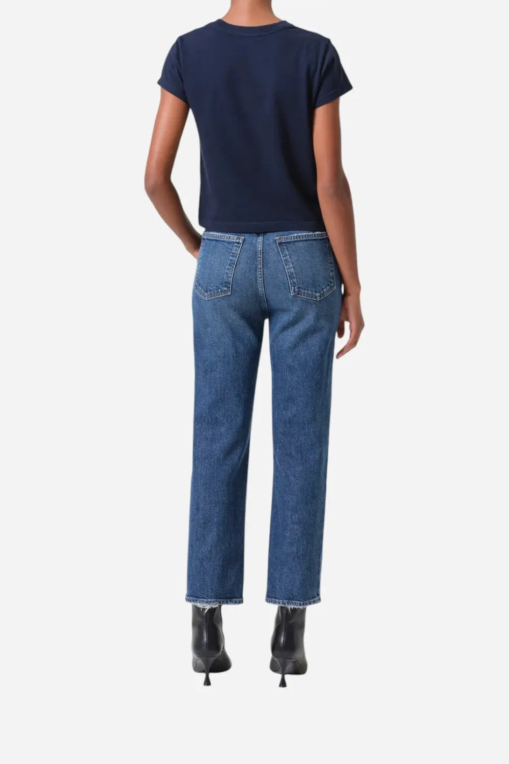 Agolde 90'S Pinch Waist Crop In Solace 4