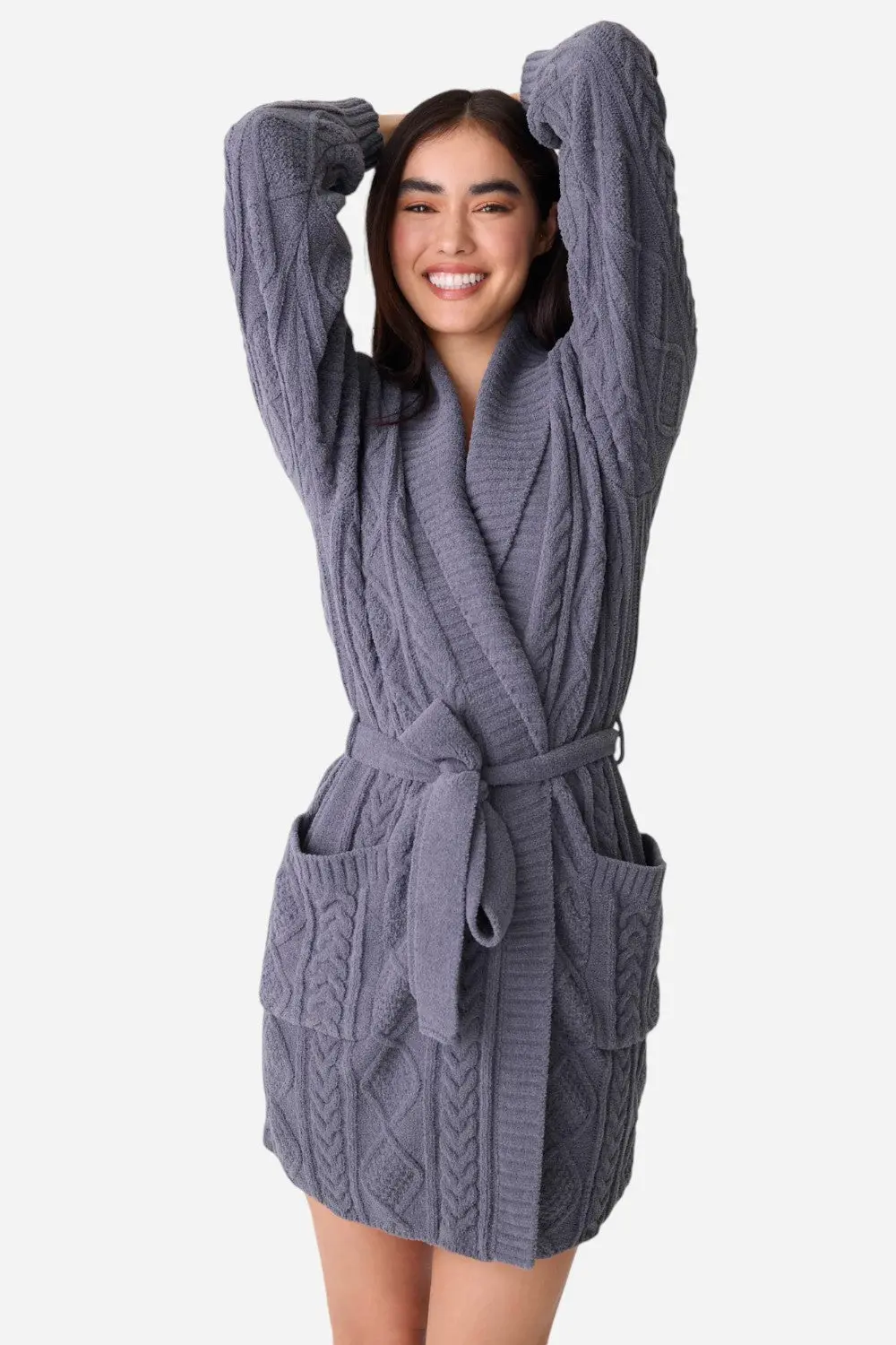 Pj Salvage Robe Cable Crew Charcoal 2