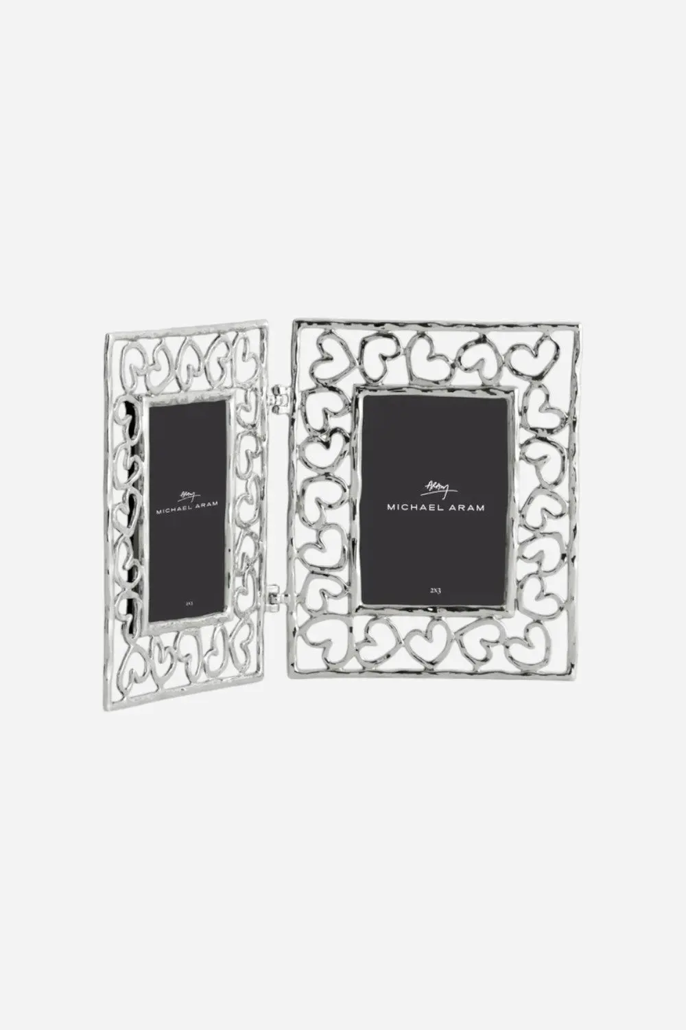 Michael Aram Heart Hinged Silver Frame - 2X3 1