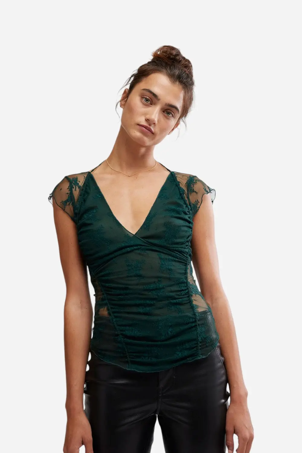 Free People Lacey In Love Cami In Pine Grove 1
