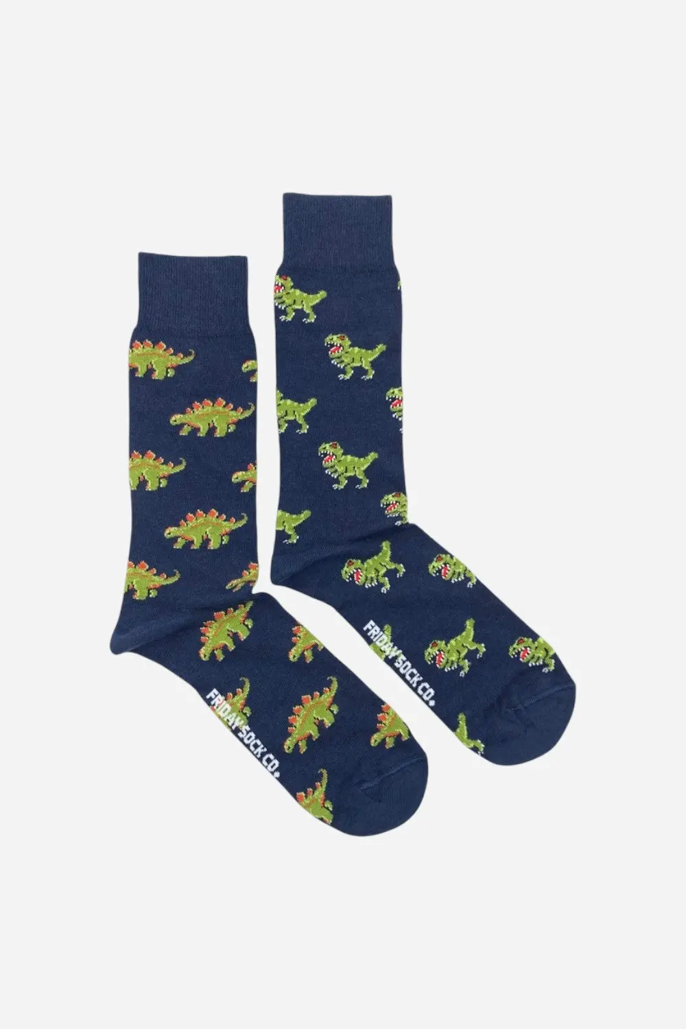 Friday Sock Co. Green Dinosaurs 1