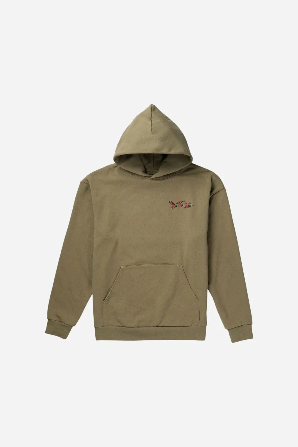 Seager Good Company Heavy-Weight Hoodie In Olive 1