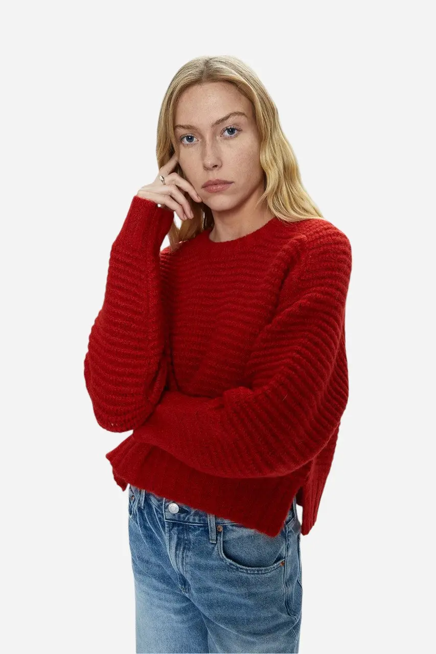 Pistola Adina Sweater In Rouge 3