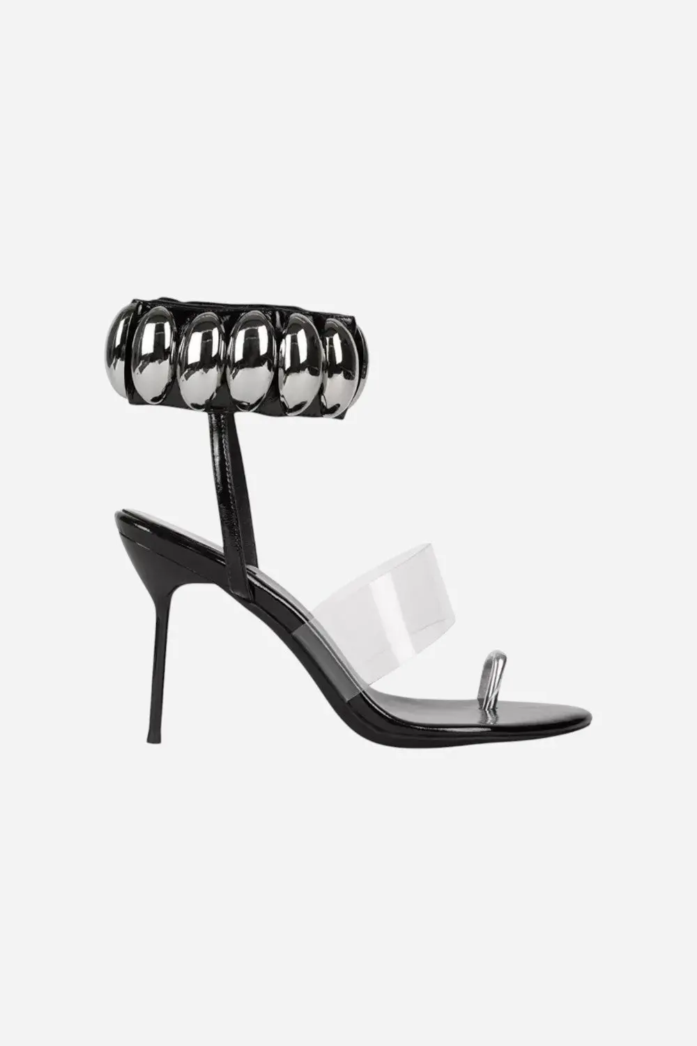 Jeffrey Campbell Occasion In Black Patent Silver 1