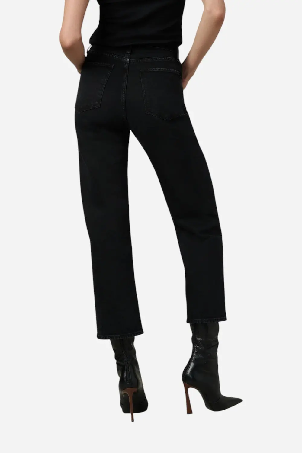 Joe's Jeans The Margot Cropped High Rise Straight In Mystique 3
