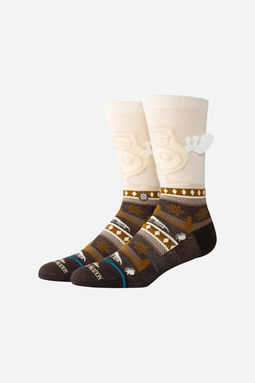 Stance X Christmas Vacation Have Some Eggnog Crew Socks 1