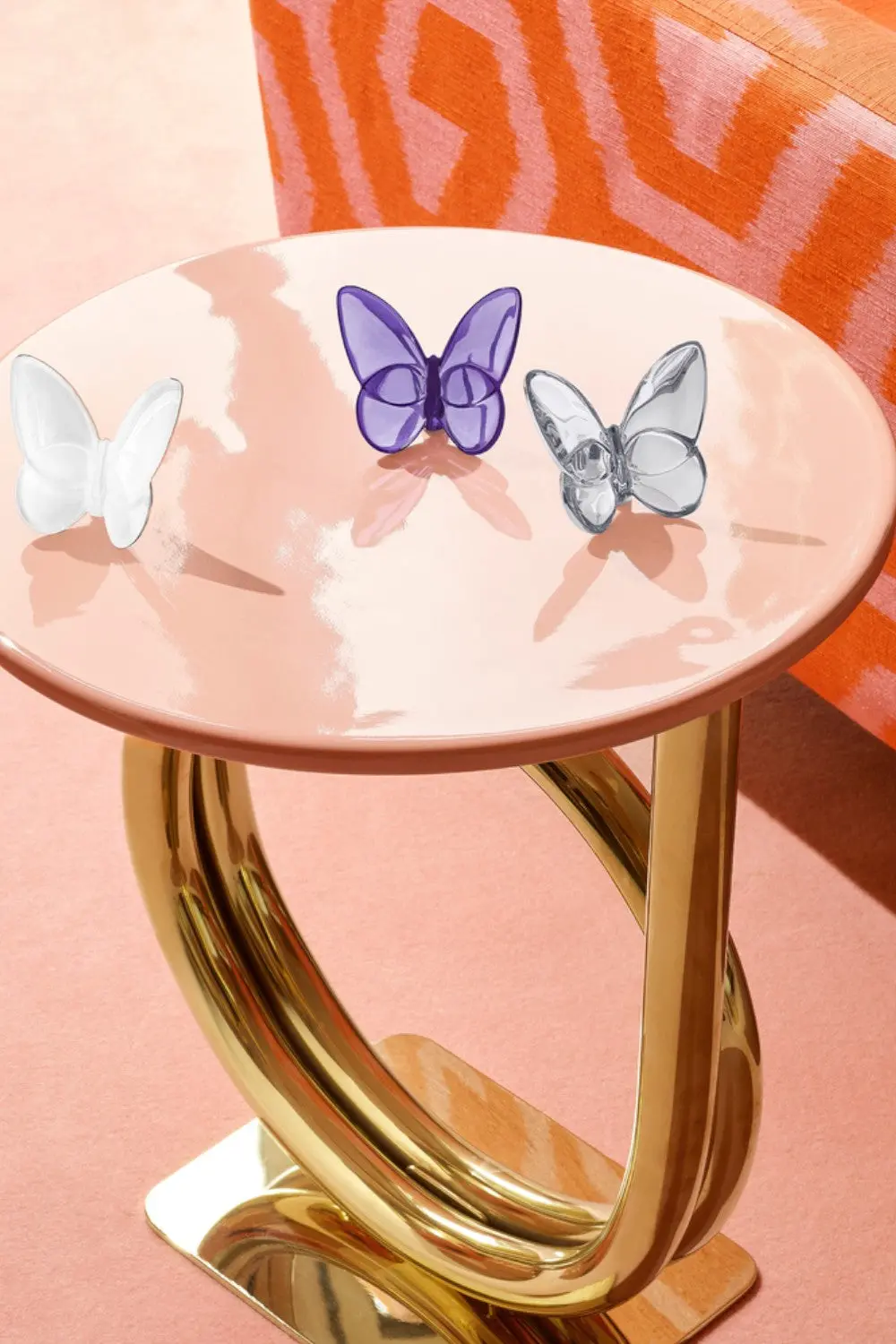Baccarat Papillon Lucky Butterfly In Purple 2