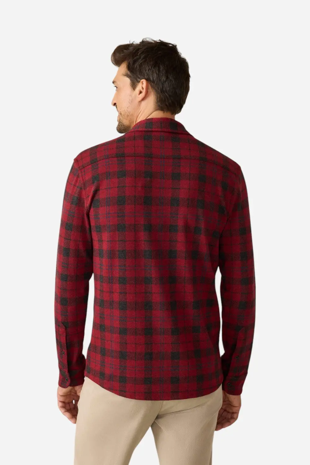 Faherty Legend Sweater Shirt In Cherry Creek Plaid 3
