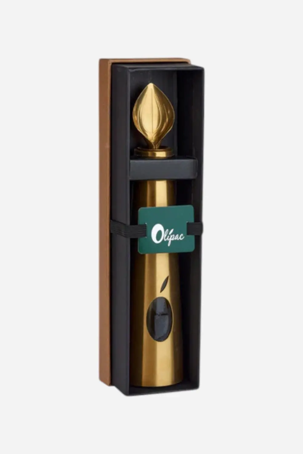 Oliera Zeus Cruet Gold In Gift Box 2