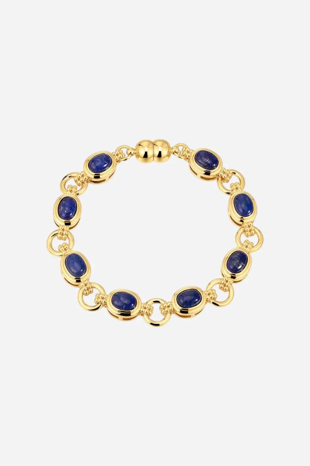 Luv Aj Lapis Link Bracelet In Gold 1