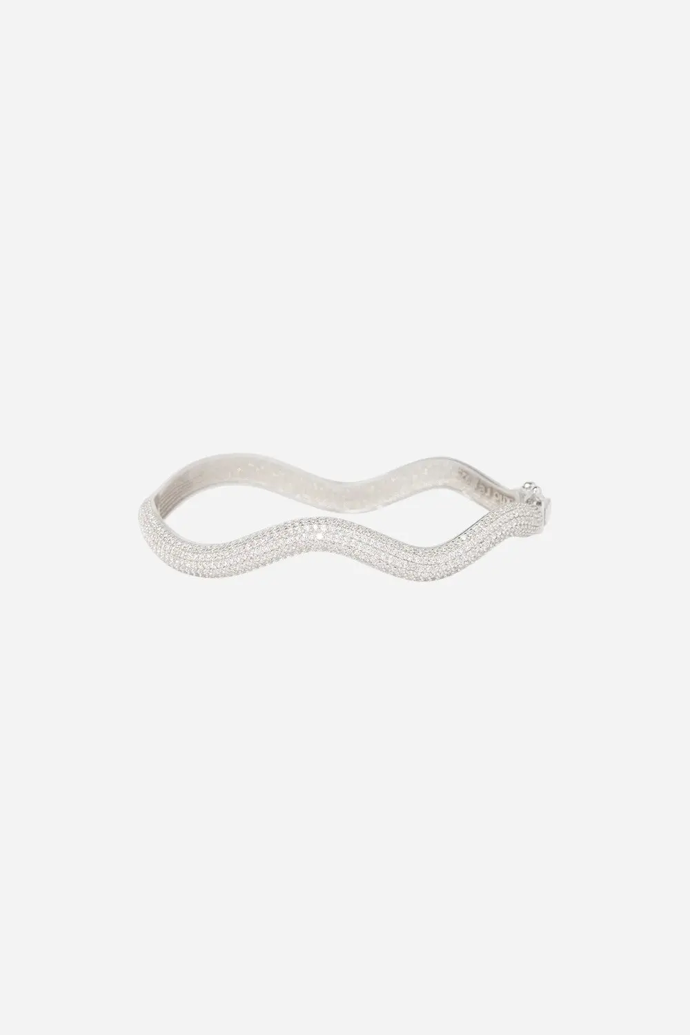 Nickho Rey Melissa Bracelet In Silver With Clear Stones 1