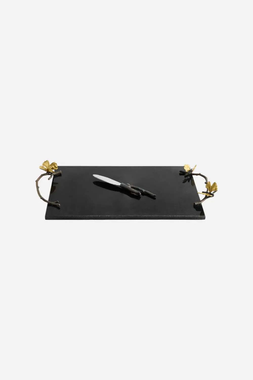 Michael Aram Butterfly Gingko Granite Cheese Board With Knife 1