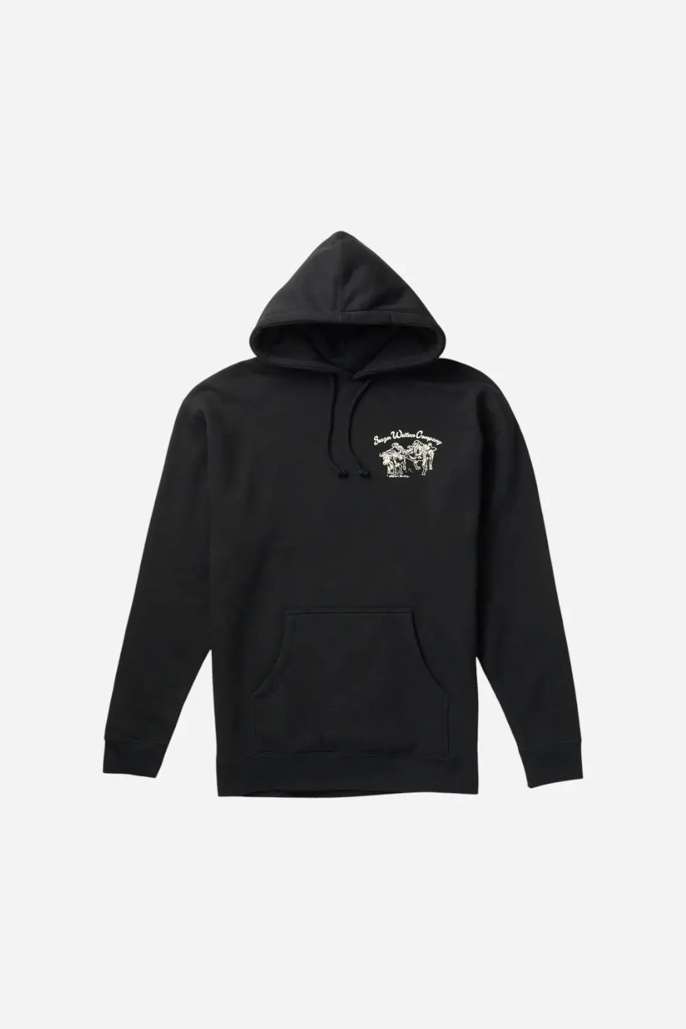Seager Los Rios Mid-Weight Hoodie In Black 1