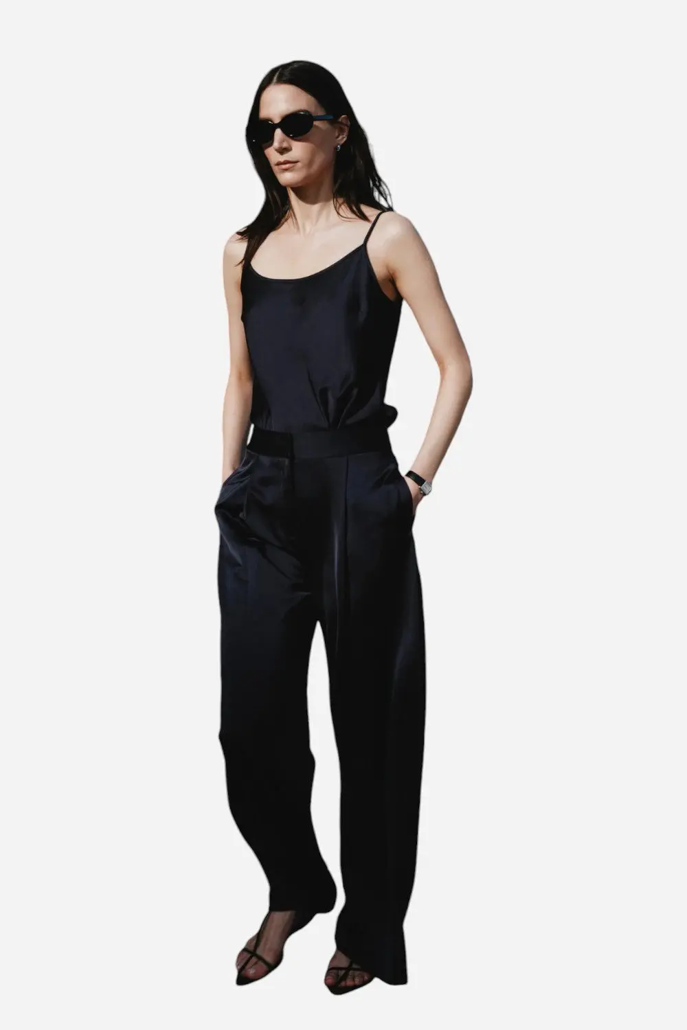 Saint Art Neve Mid-Waisted Wideleg Trouser 1