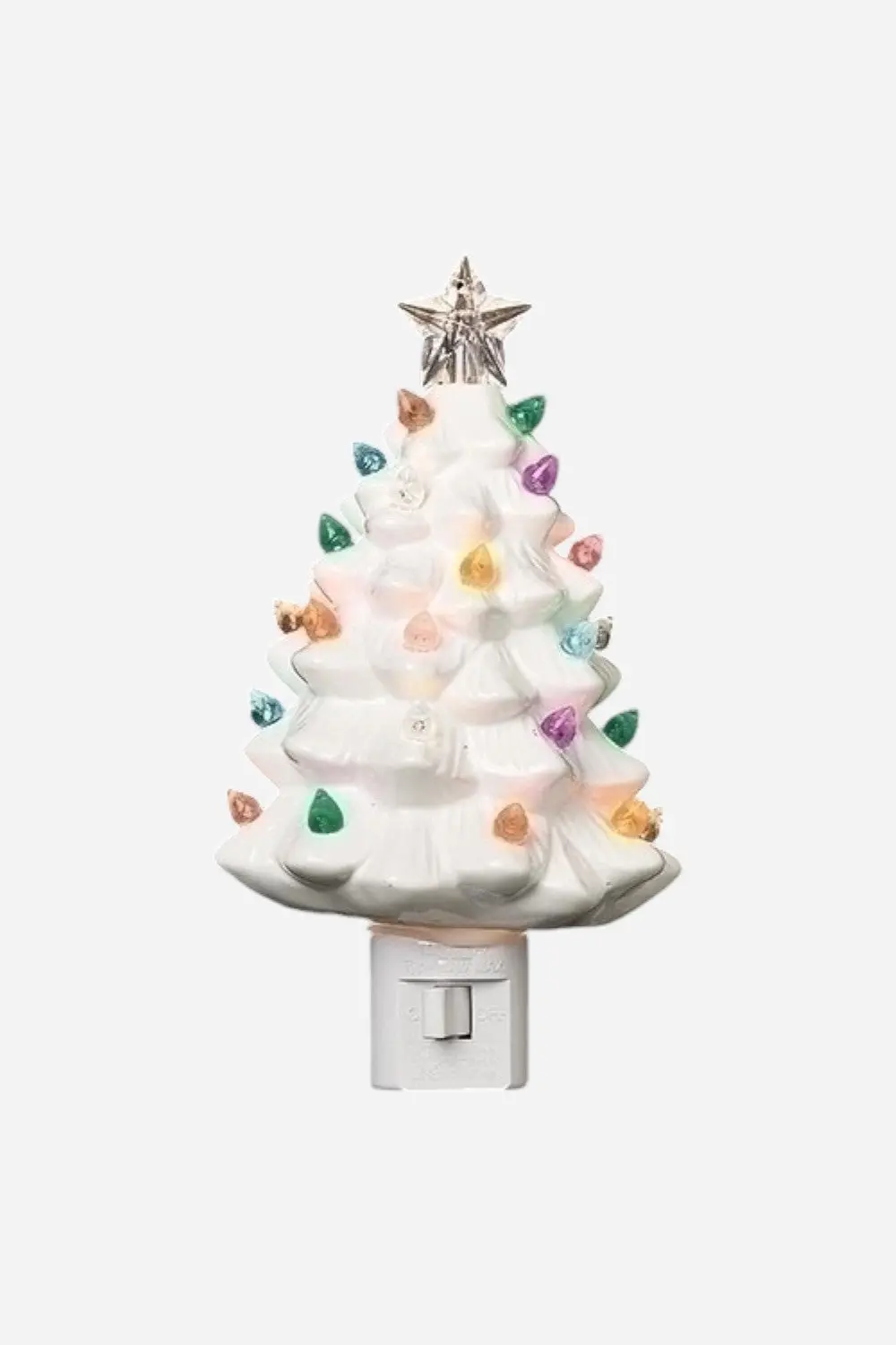 Vintage White Tree Plug-In Night Light 1