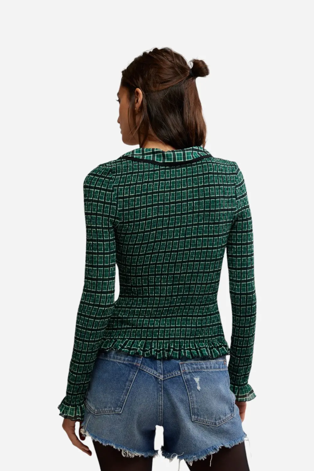 Free People Caught A Feeling Cardi In Green Combo 3