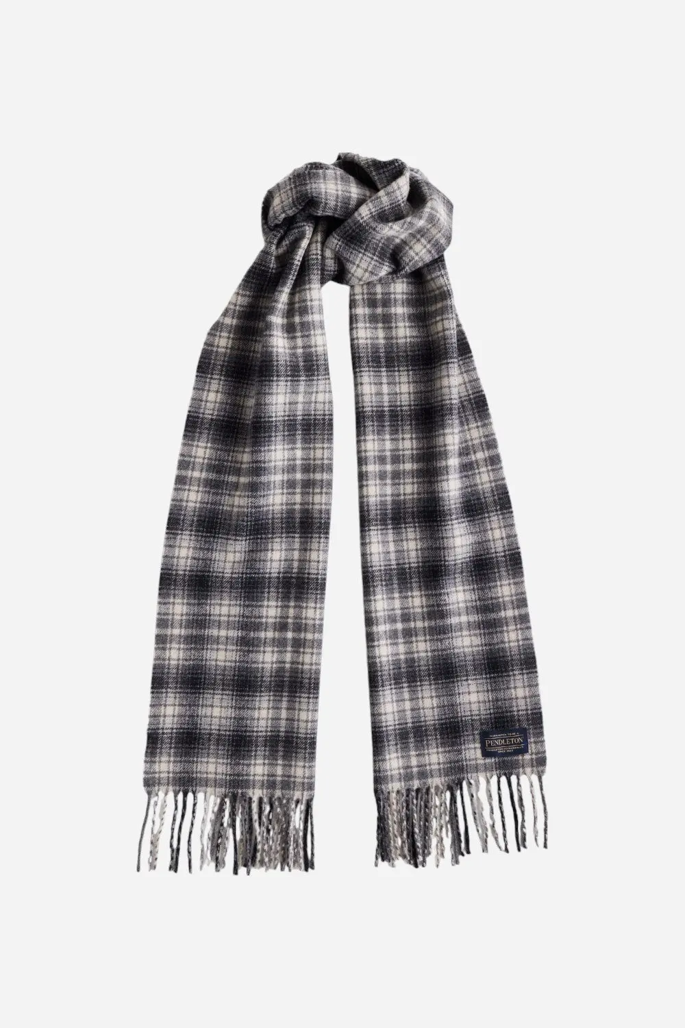 Pendleton Whisperwool Muffler In Ash 2
