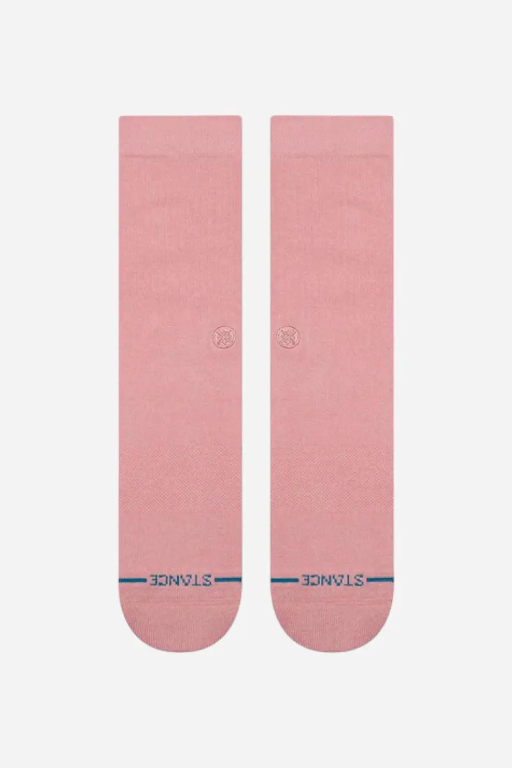 Stance Icon Crew Socks In Dusty Rose 2