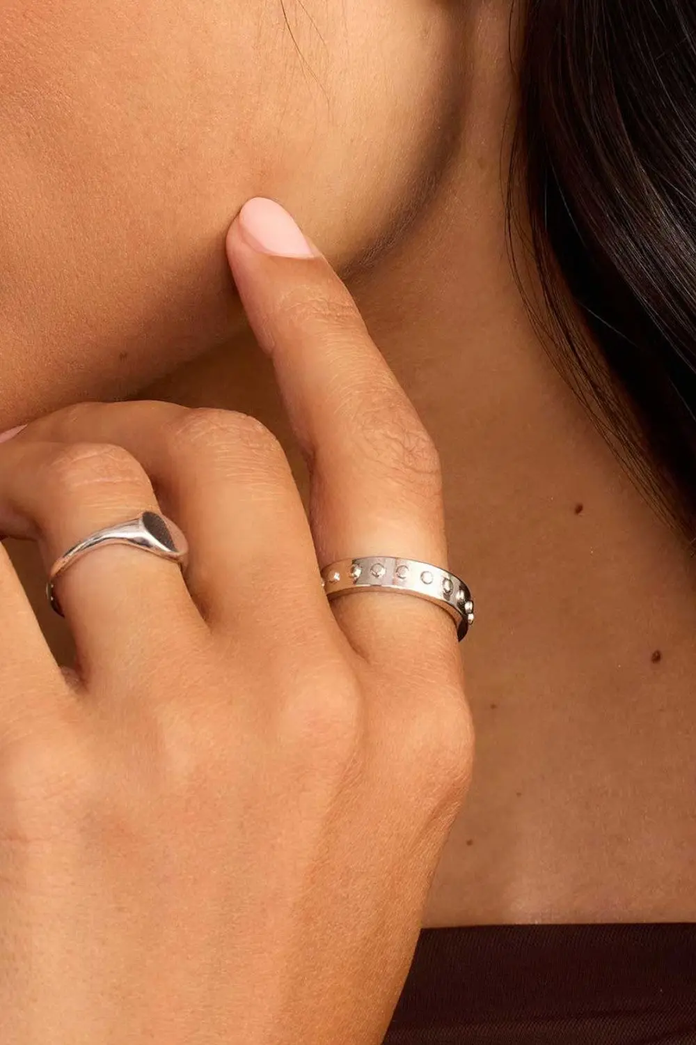 Gorjana Asher Ring Rhodium Size 8 2
