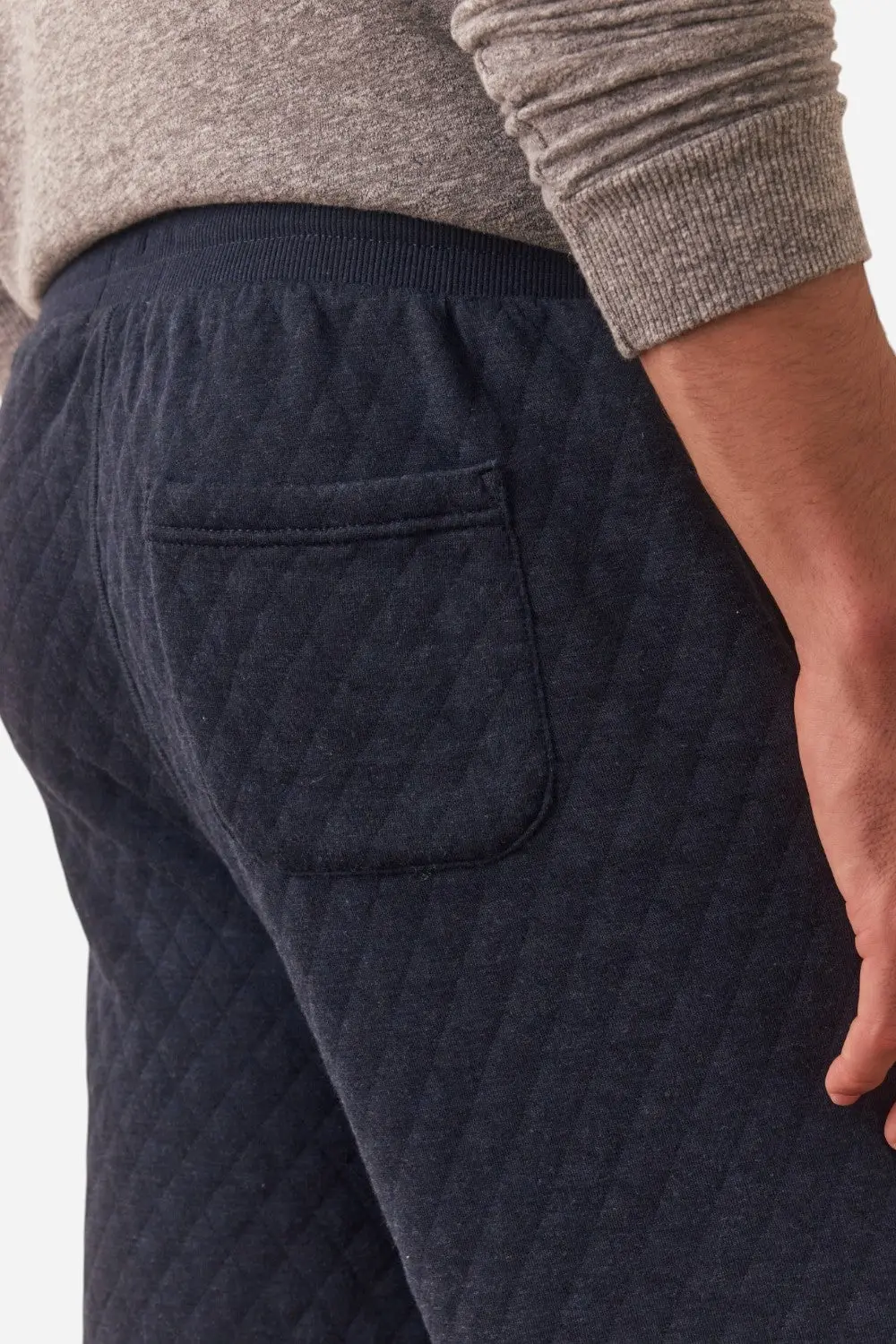 Marine Layer Corbet Quilted Jogger In Navy 4