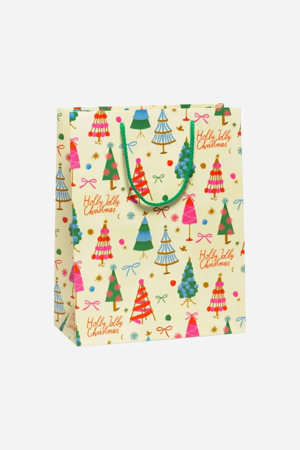 Holly Jolly Trees Large Gift Bag 1