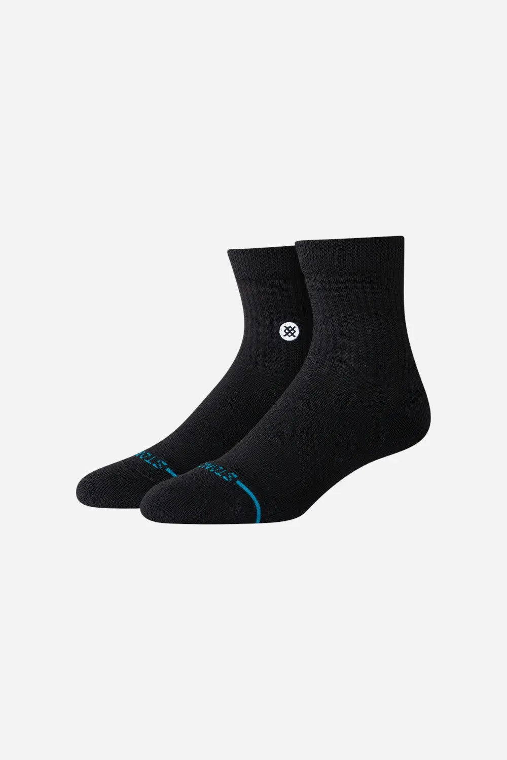 Stance Icon Quarter Socks In Black 1