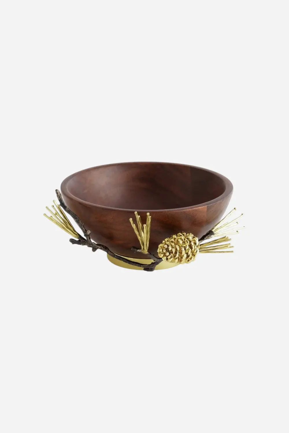 Michael Aram Pine Cone Wood Bowl - Small 1