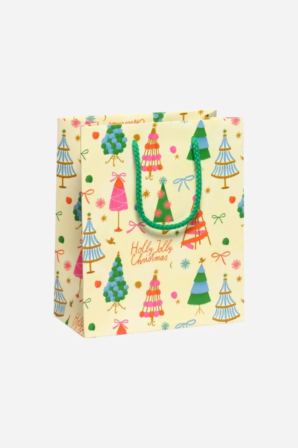 Holly Jolly Trees Medium Gift Bag 1