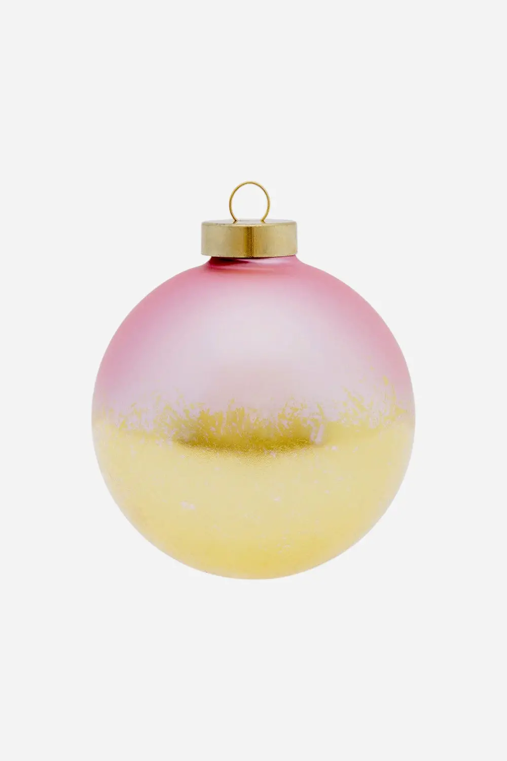 Pink And Gold Ornament 1