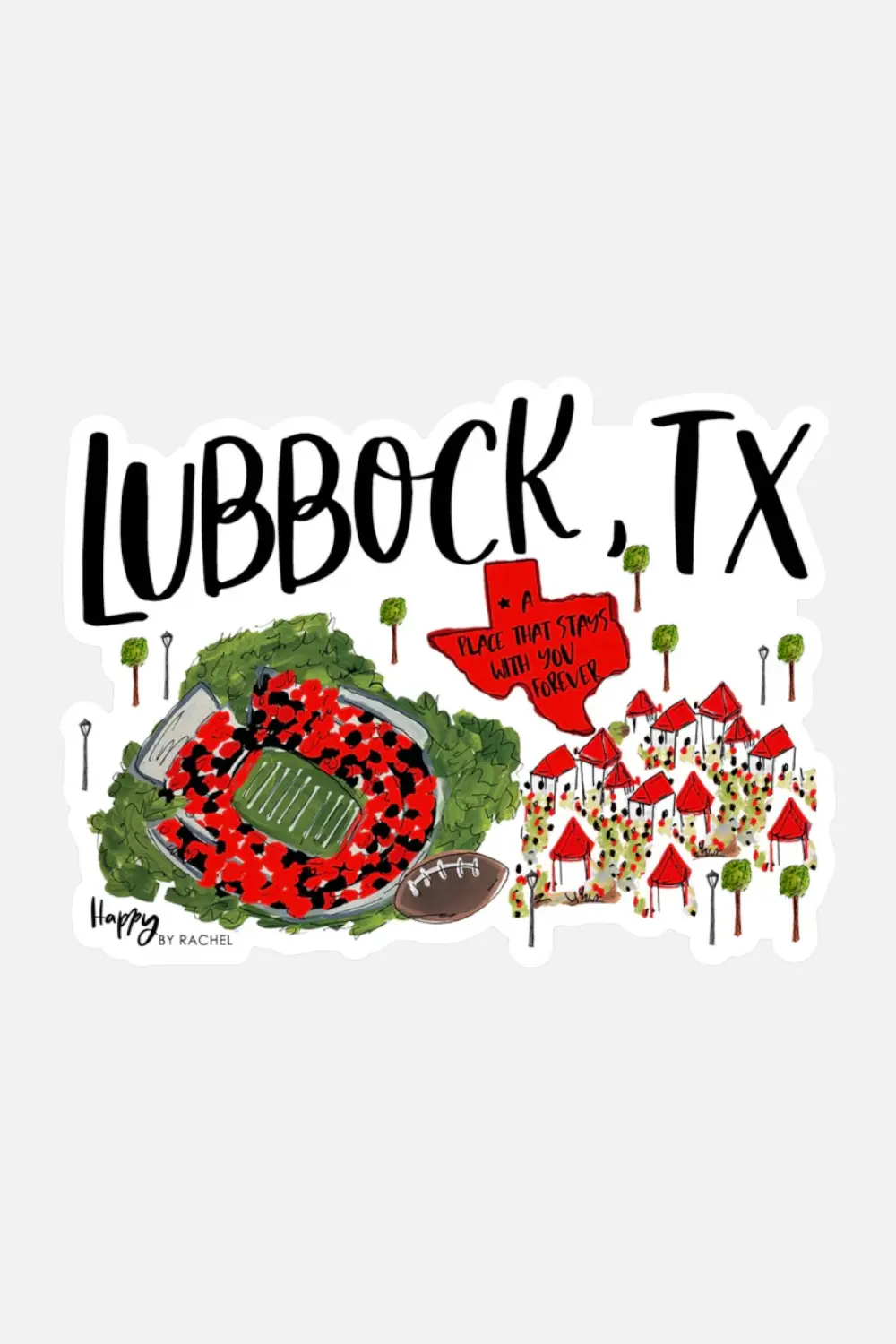 Lubbock, Tx Sticker 1