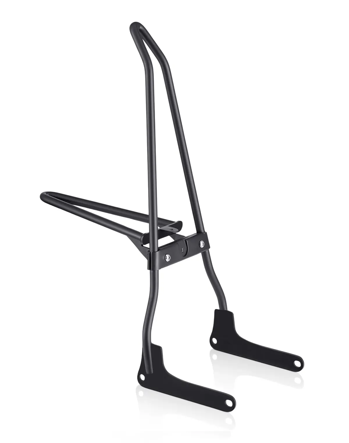 Iron Born Blade 25" Sissy Bar With Foldable Luggage Rack For Harley Softail Standard Fxst Matte Black 1