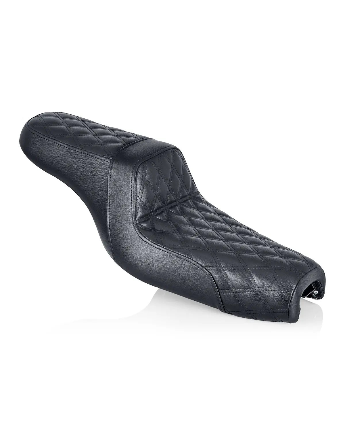 Iron Born Diamond Stitch 2-Up Seat For Harley Sportster 1200 Nightster Xl1200n Black 1