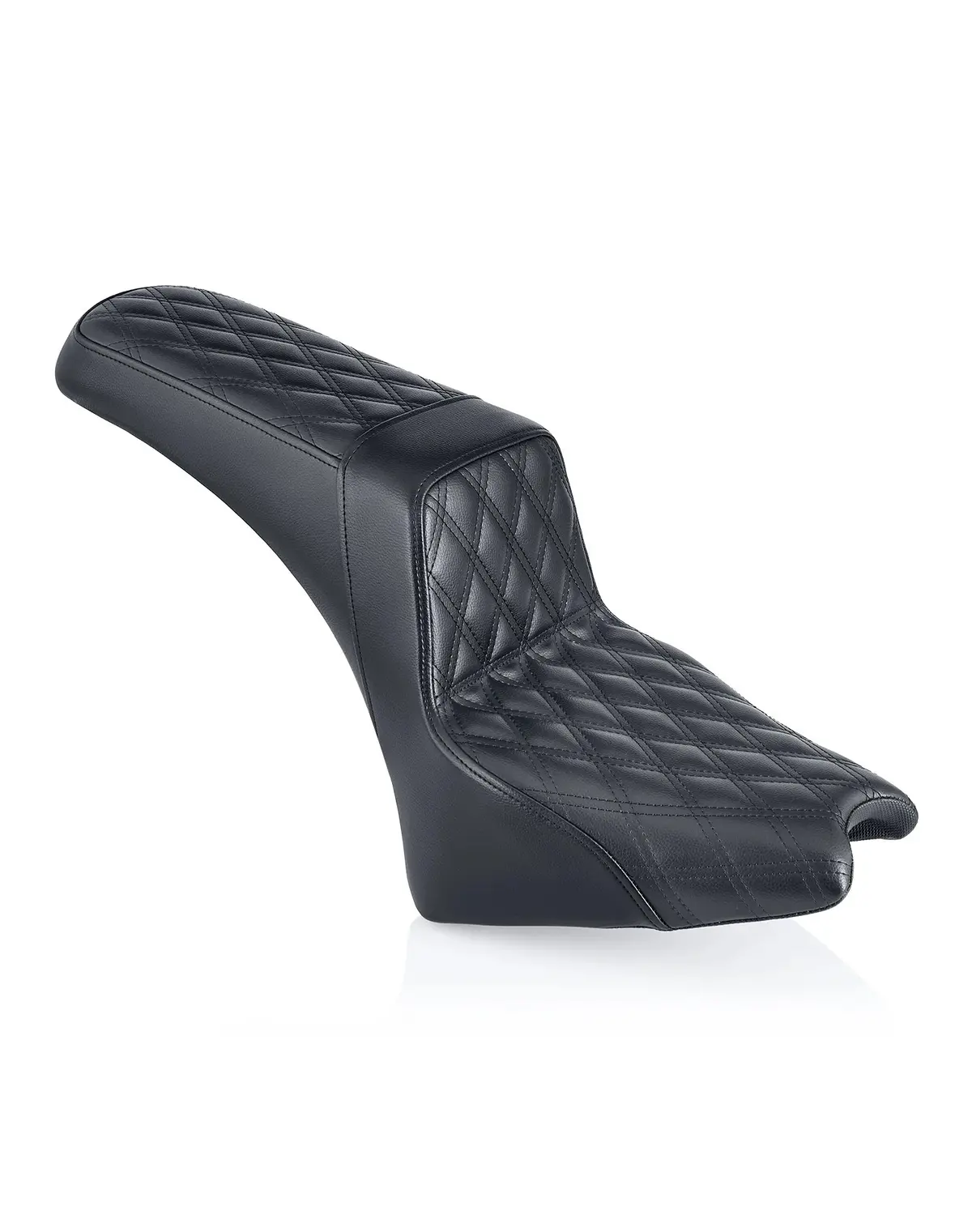 Iron Born Diamond Stitch Indian Chief 2-Up Seat Black 1