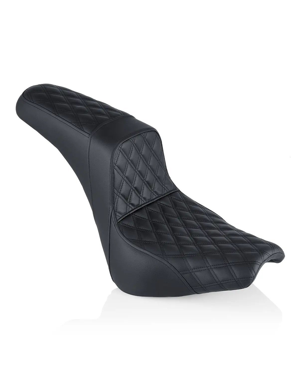 Iron Born Diamond Stitch 2-Up Seat For Harley Softail Low Rider St Fxlrst 1