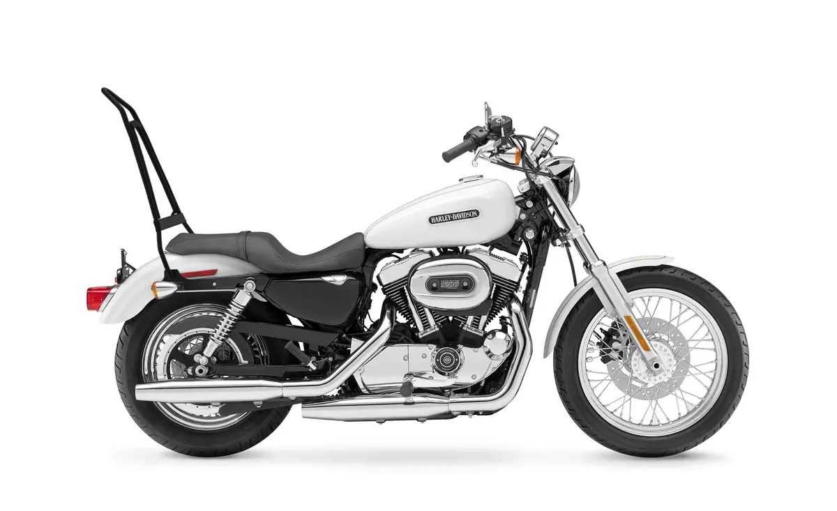 Iron Born Blade 25" Sissy Bar With Foldable Luggage Rack For Harley Sportster 1200 Low Xl1200l Matte Black 2