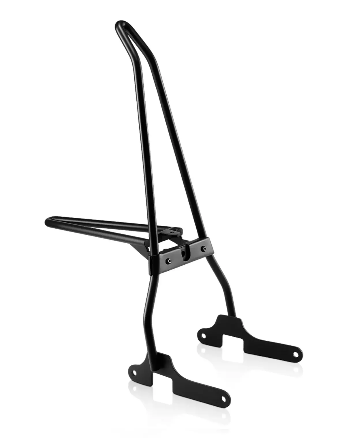 Iron Born Blade 25" Sissy Bar With Foldable Luggage Rack For Harley Sportster 1200 Nightster Xl1200n Matte Black 1