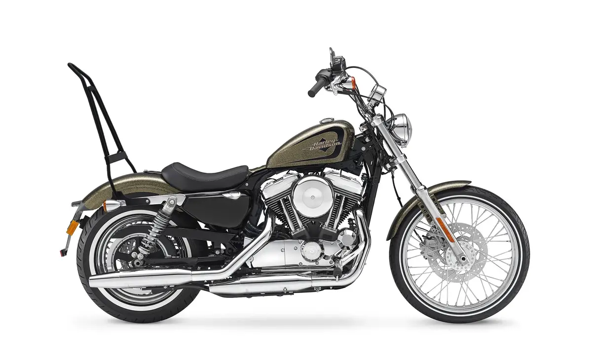 Iron Born Blade 25" Sissy Bar With Foldable Luggage Rack For Harley Sportster Seventy Two Matte Black 2