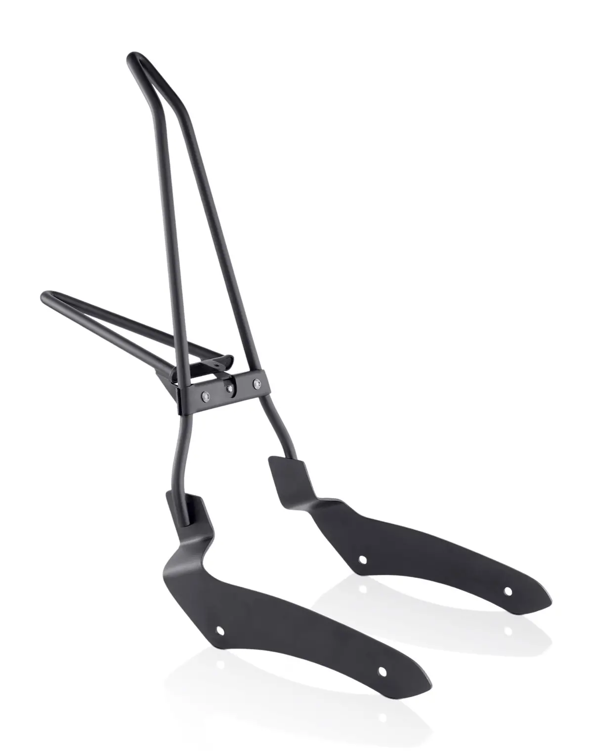 Iron Born Blade 25" Sissy Bar With Foldable Luggage Rack For Kawasaki Vulcan 900 Classic, Vn900 Matte Black 1
