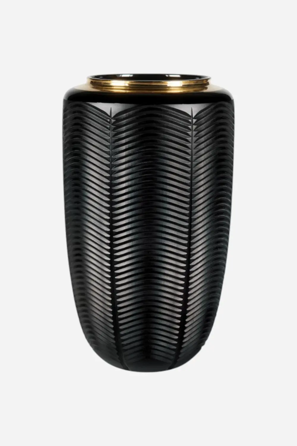 Vista Alegre Jet Black Case With Large Vase 1
