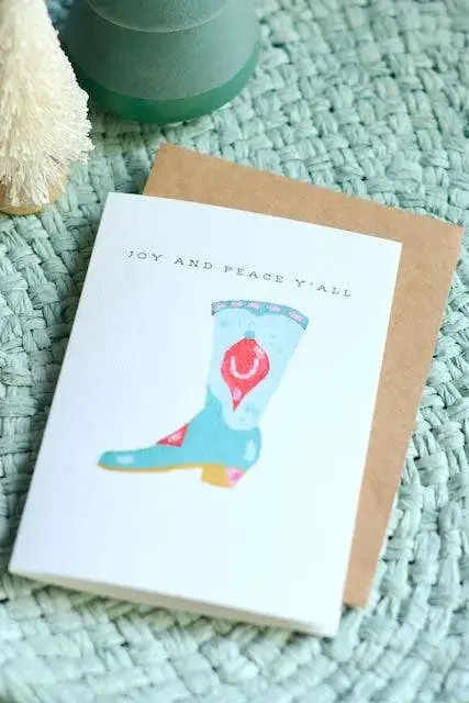 Joy And Peace Y'all Card 1