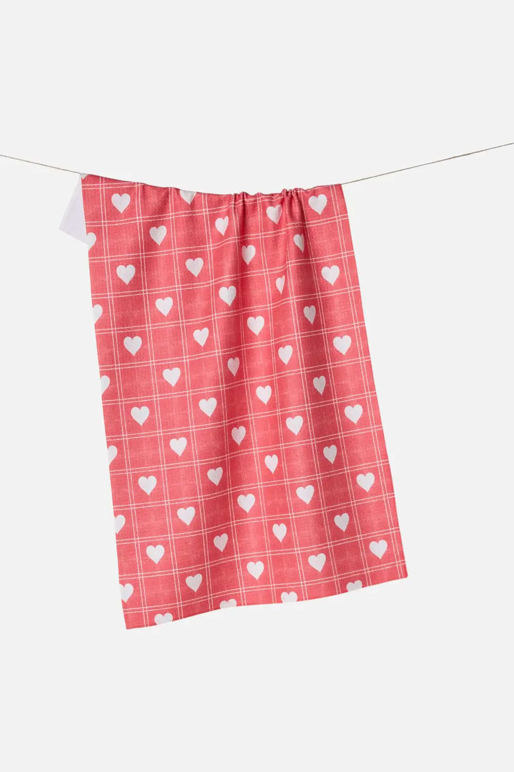 Geometry Towels Kind Spirit Red Tea Towel 1