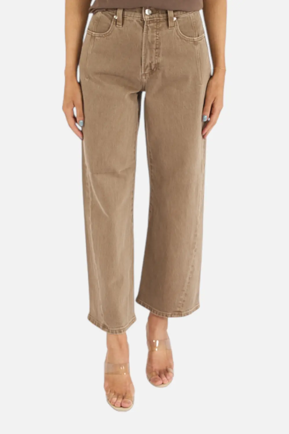 Pistola Women's Kyra Ankle Jean In Tannin 1