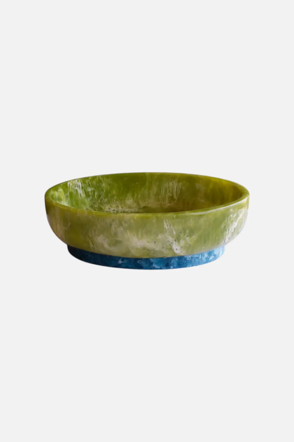 Beatriz Ball Rio Large Oval Bowl In Green & Blue 1