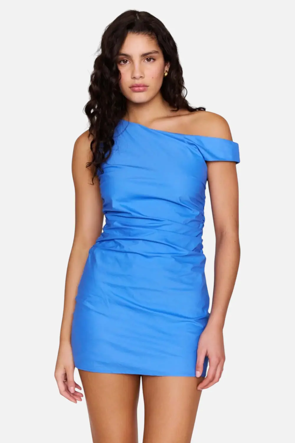 Minkpink Liana Mini Dress In Jacaranda Blue 1