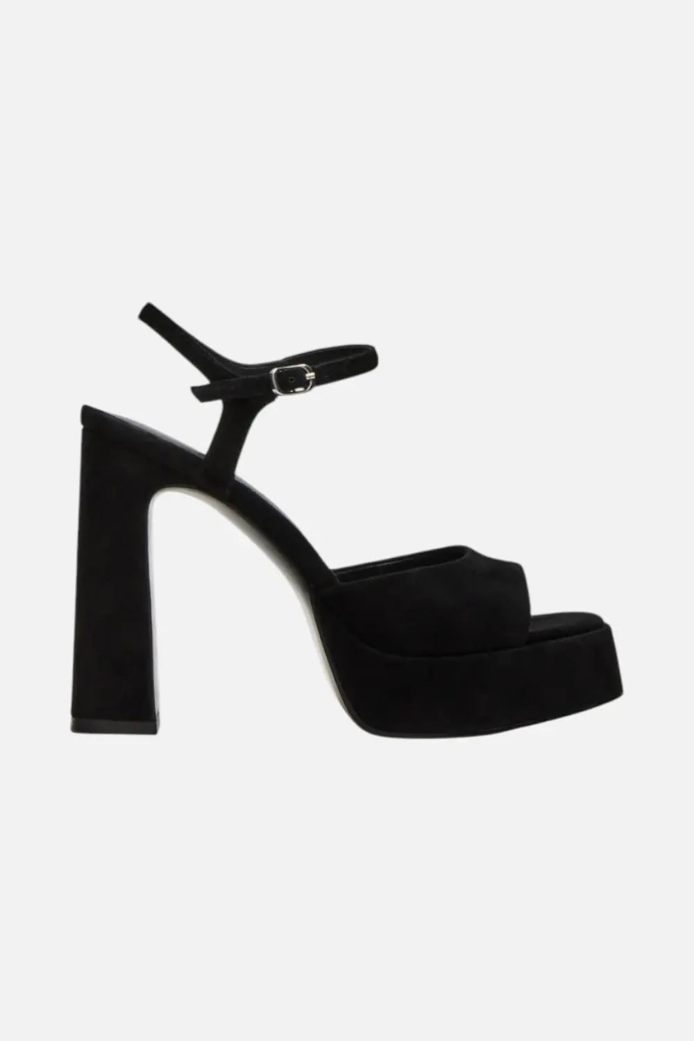 Steve Madden Liandra Platform Heel In Black Suede 1
