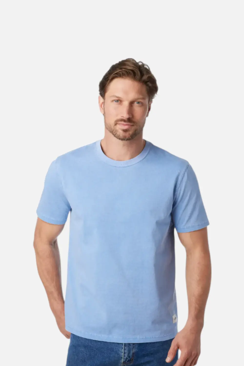 Fair Harbor Saltaire Tee In Light Blue 1