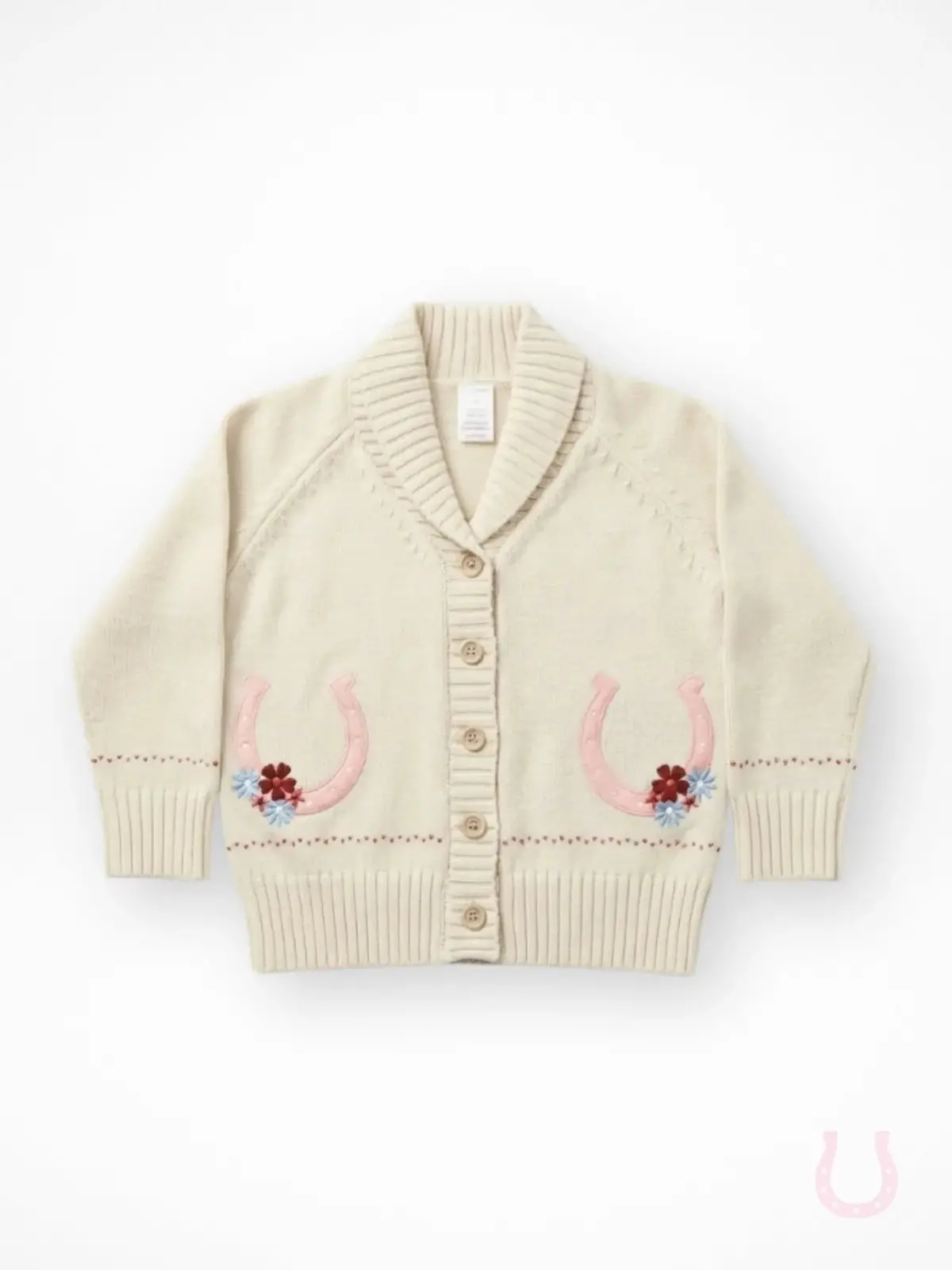 Lil' Dreamer Horseshoe Kids Cardigan 1