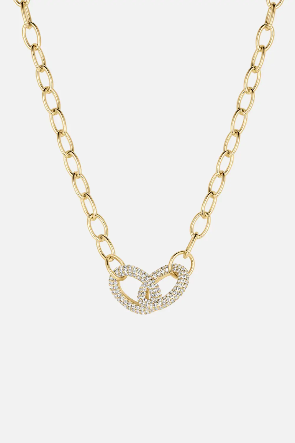 Gorjana Lou Shimmer Interlocking Necklace 1